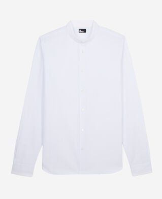 The Kooples HERREN BLUE WHITE blaues hemd aus baumwolle