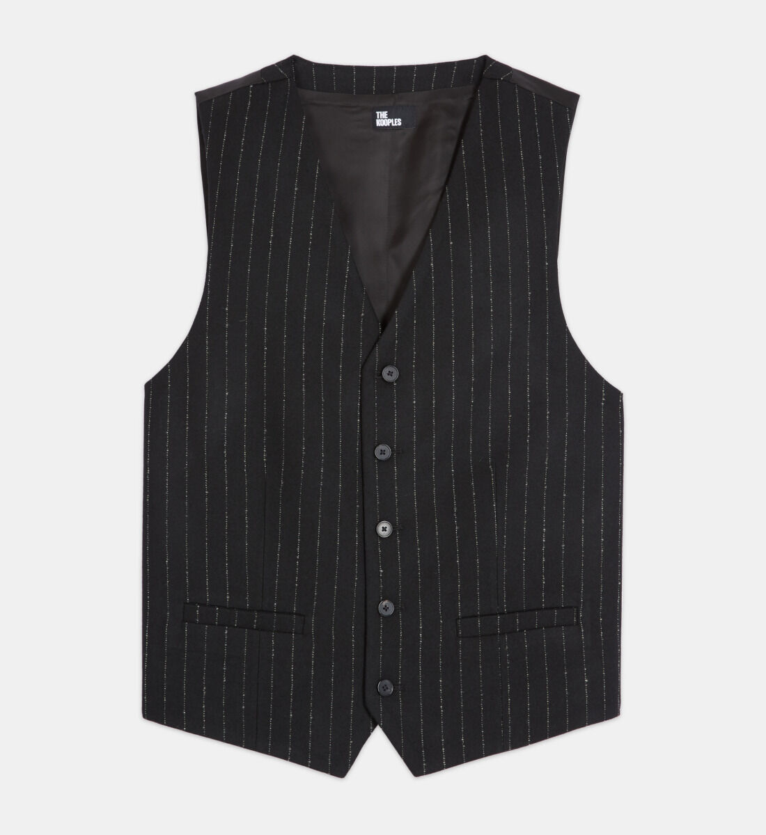 Black and white striped shirt with vest top