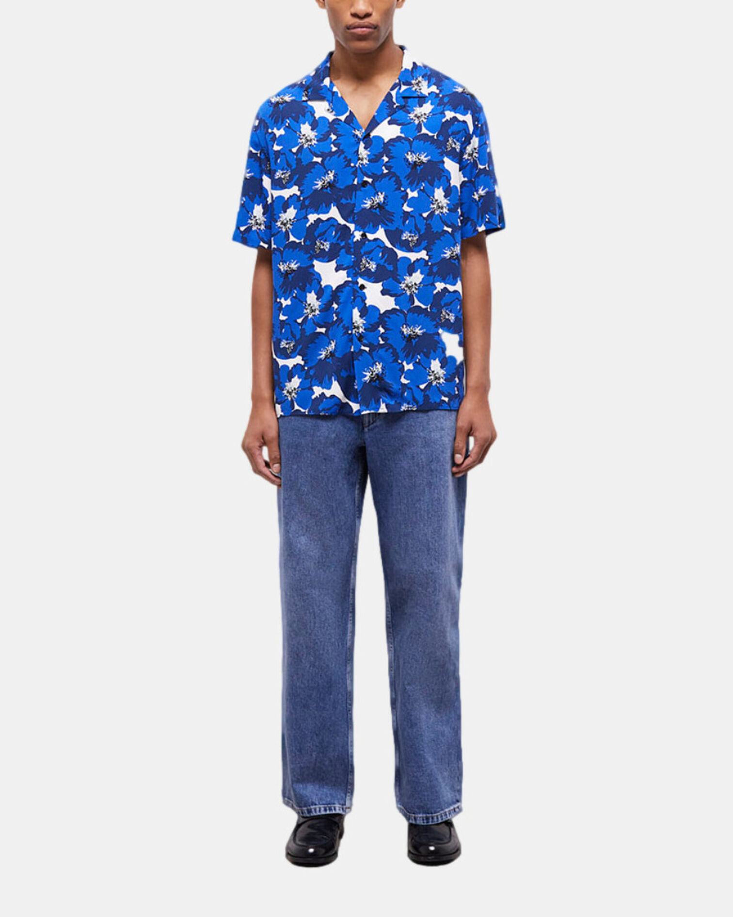 Chemise imprimée, BLUE, hi-res image number null
