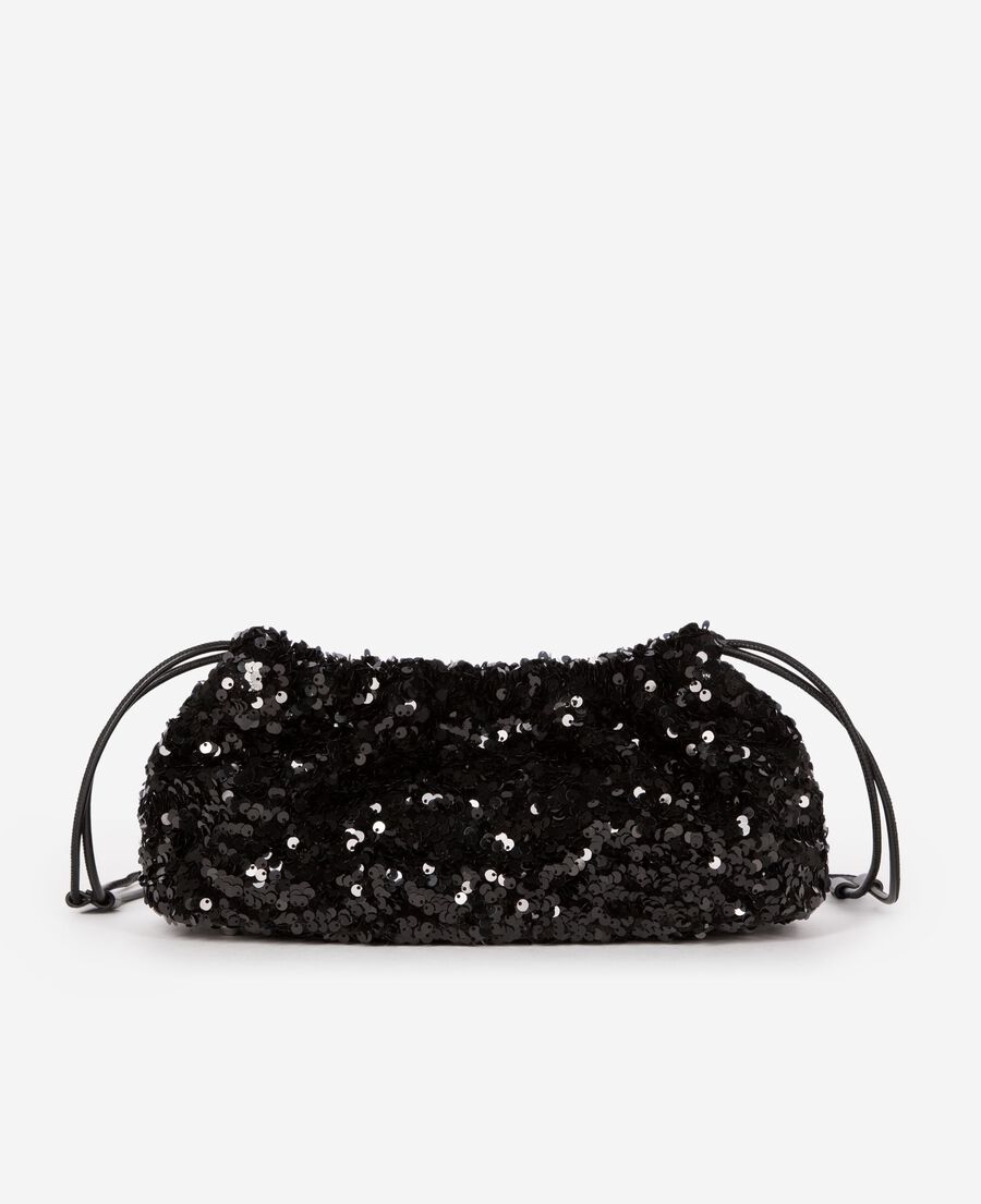 The Kooples F BLACK taylor black sequin bag