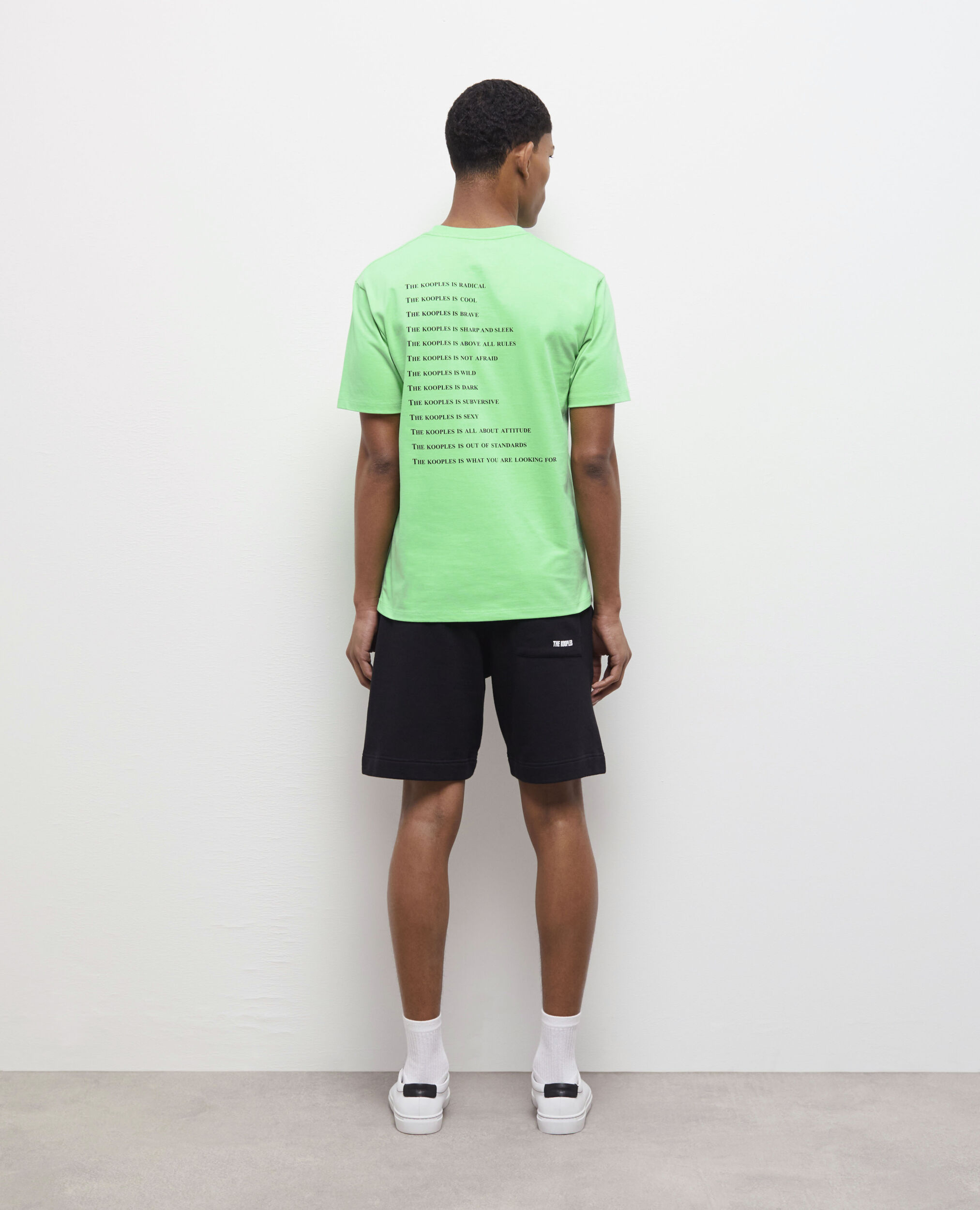 Men's light green what is t-shirt, APPLE, hi-res image number null