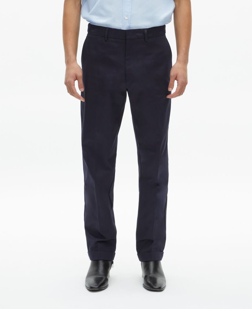 The Kooples HOMME DARK NAVY pantalon ajusté marine