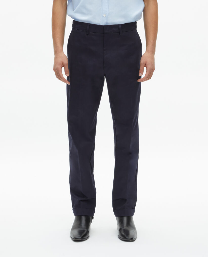 The Kooples HOMME DARK NAVY pantalon ajusté marine