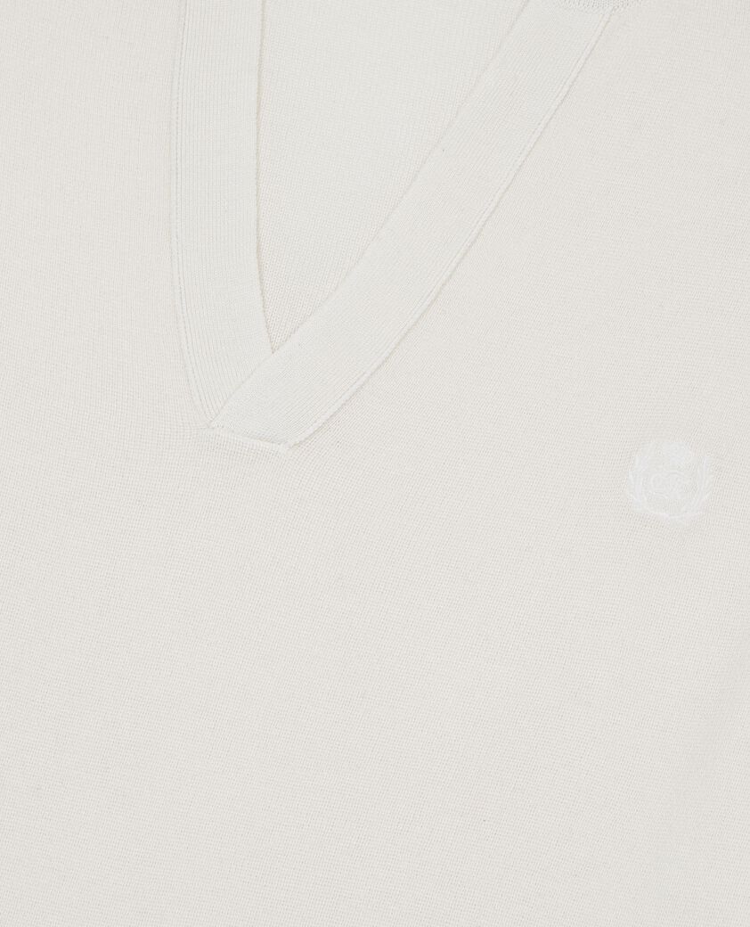 The Kooples MEN LIGHT BEIGE beige tunic-neck sweater