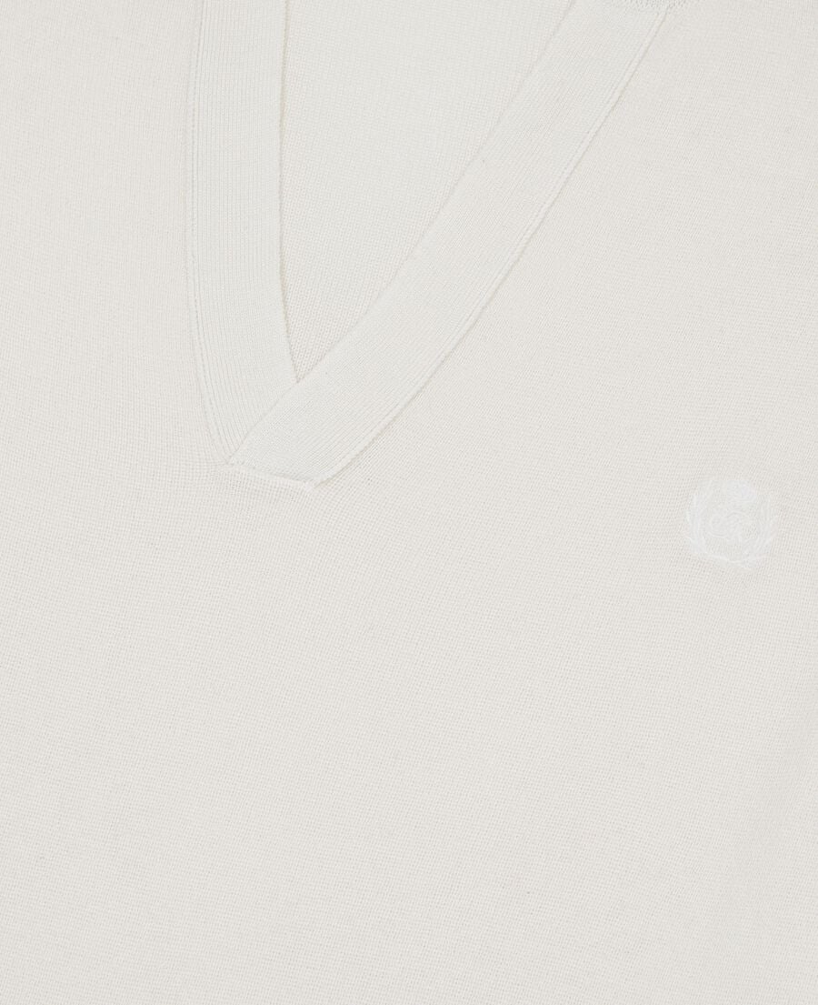 The Kooples HOMME LIGHT BEIGE pull col tunisien beige