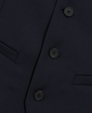 The Kooples HERREN DARK NAVY marineblaue anzugweste aus wolle