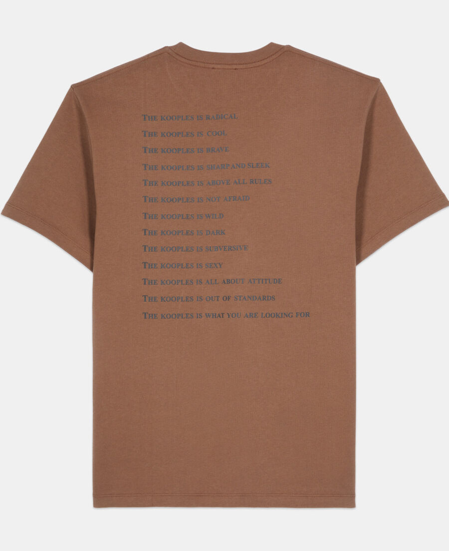 The Kooples H BROWN brown what is t-shirt
