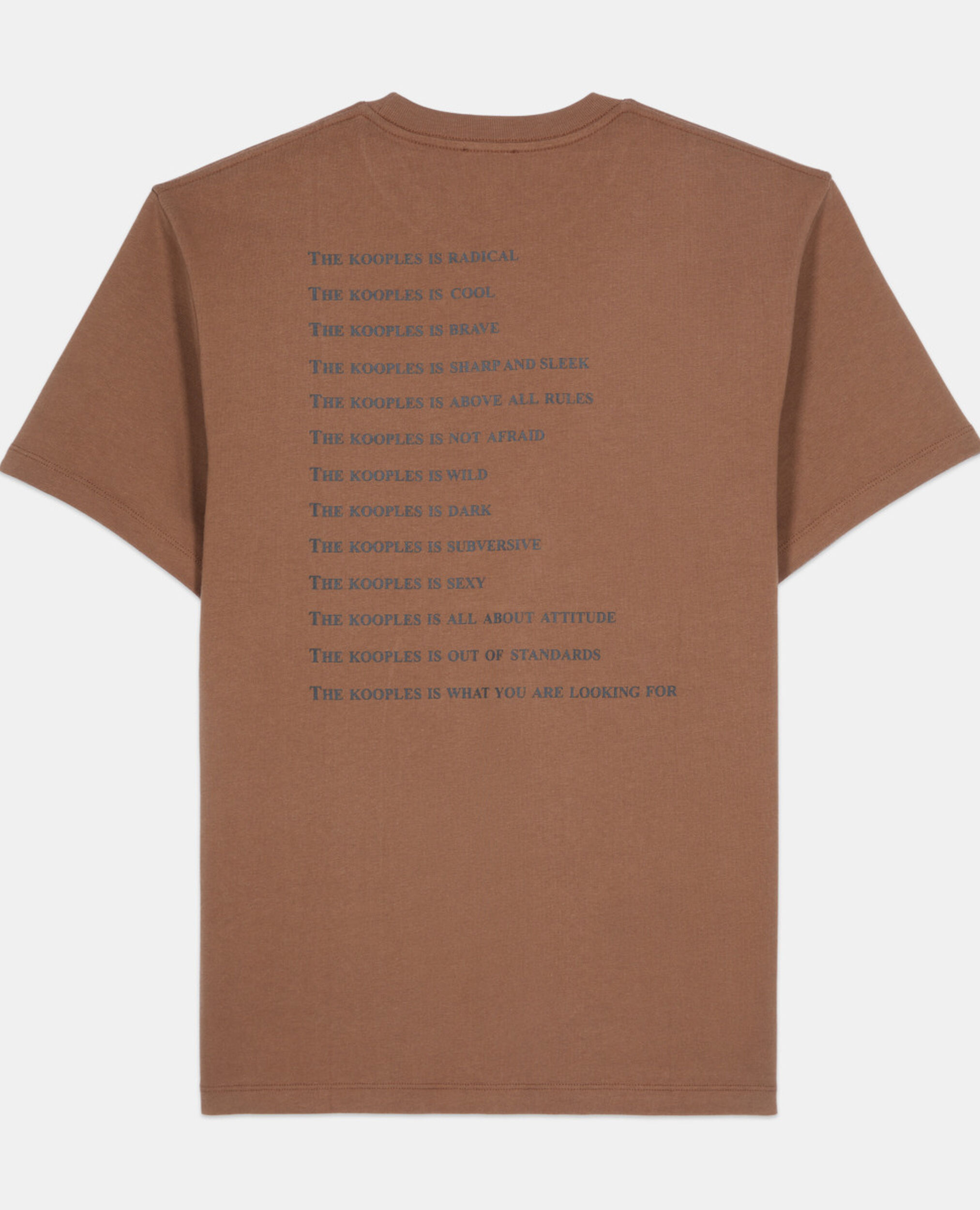 Brown What is t-shirt, BROWN, hi-res image number null
