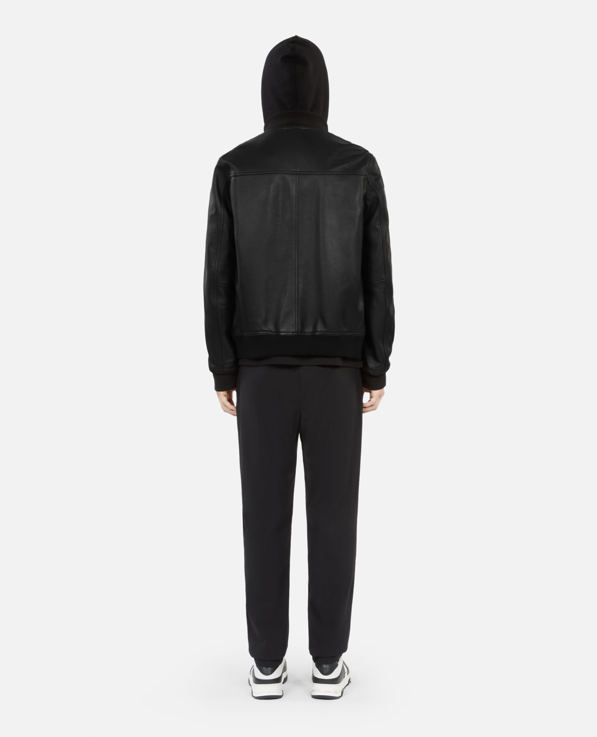 Leather teddy sales jacket