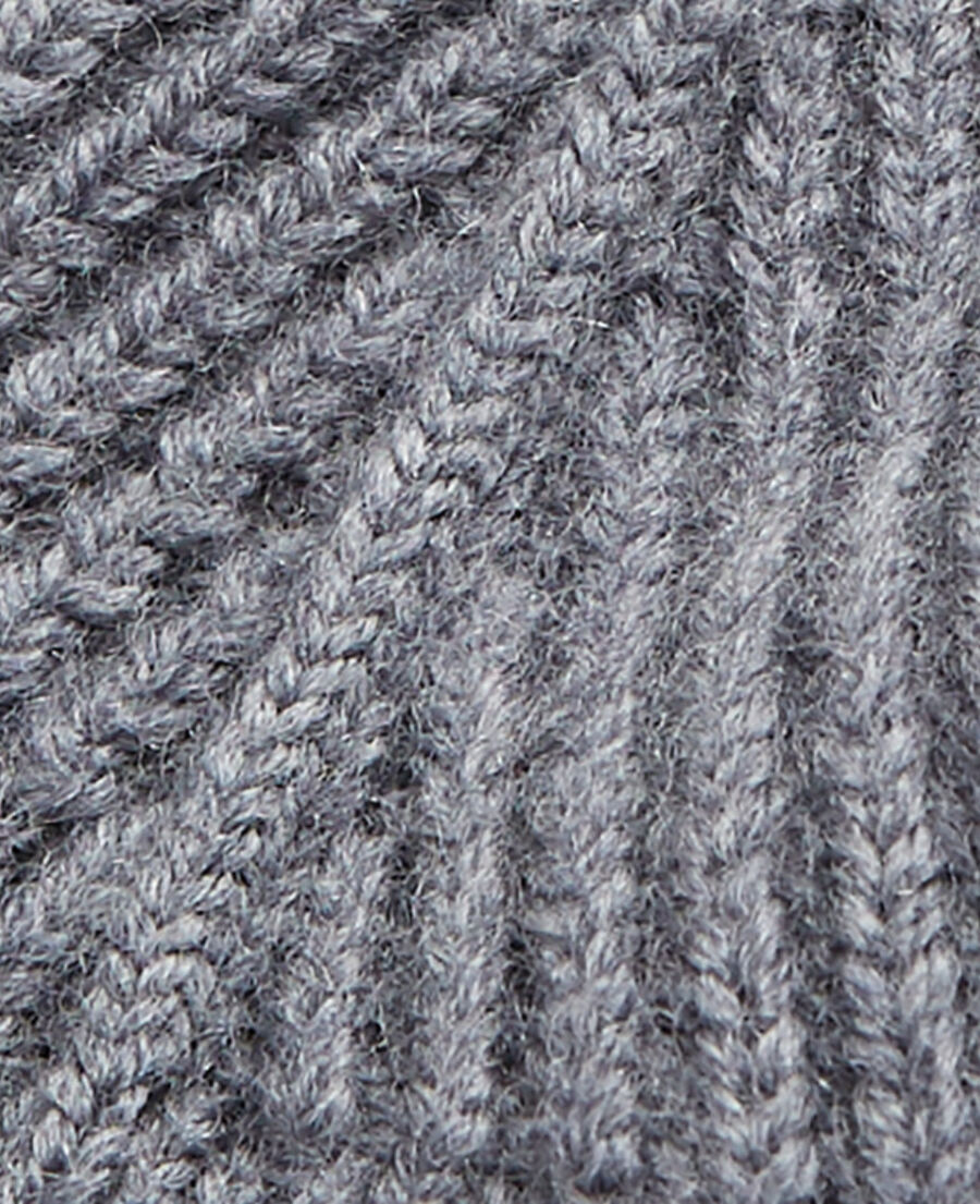 gray wool sweater