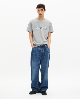 The Kooples MEN GREY MELANGE what is grey t-shirt