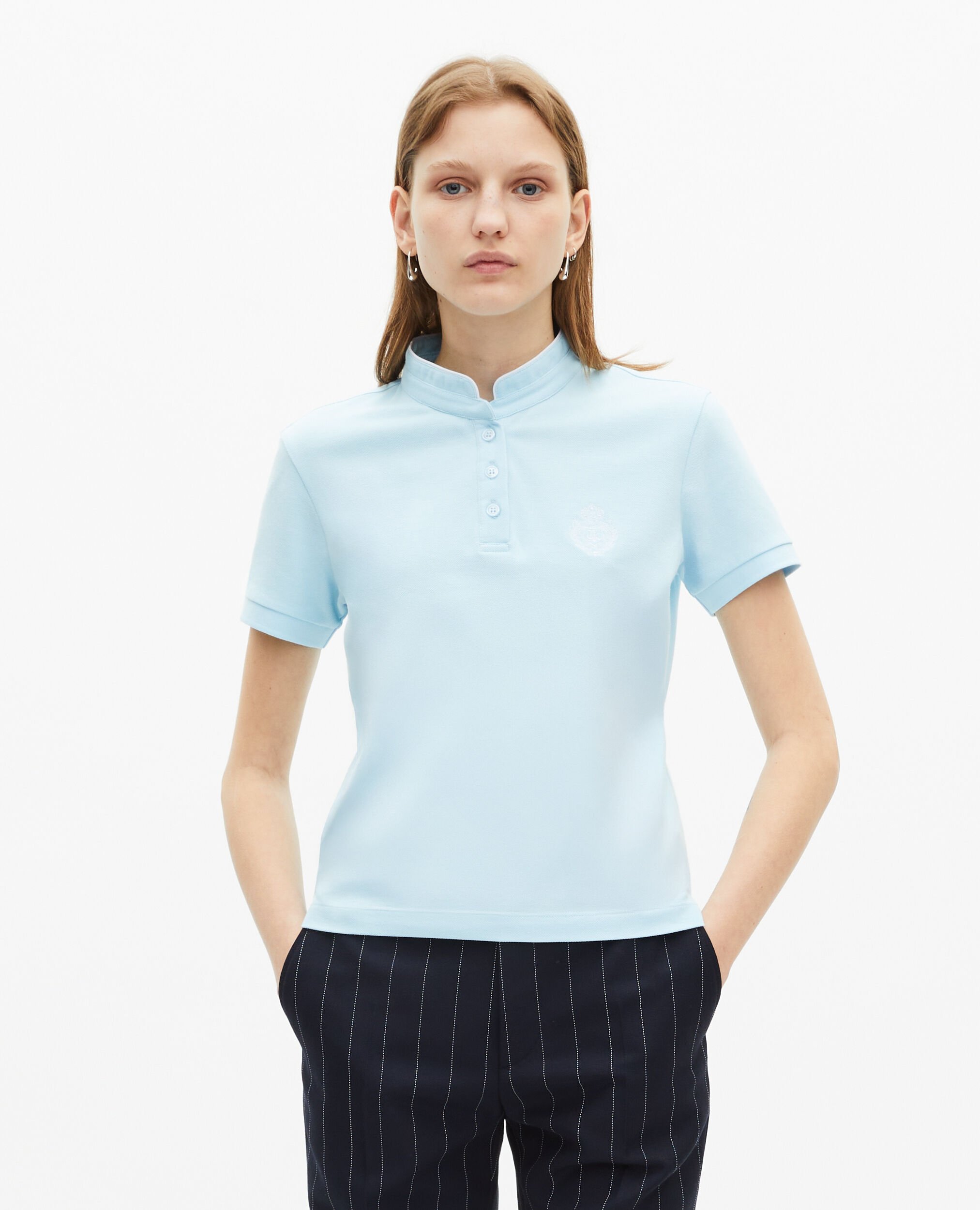トップス ameri lace polo shirt blue sspolo-yct0039-17-1.jpg.webp