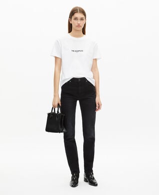 The Kooples FEMME WHITE t-shirt logo blanc