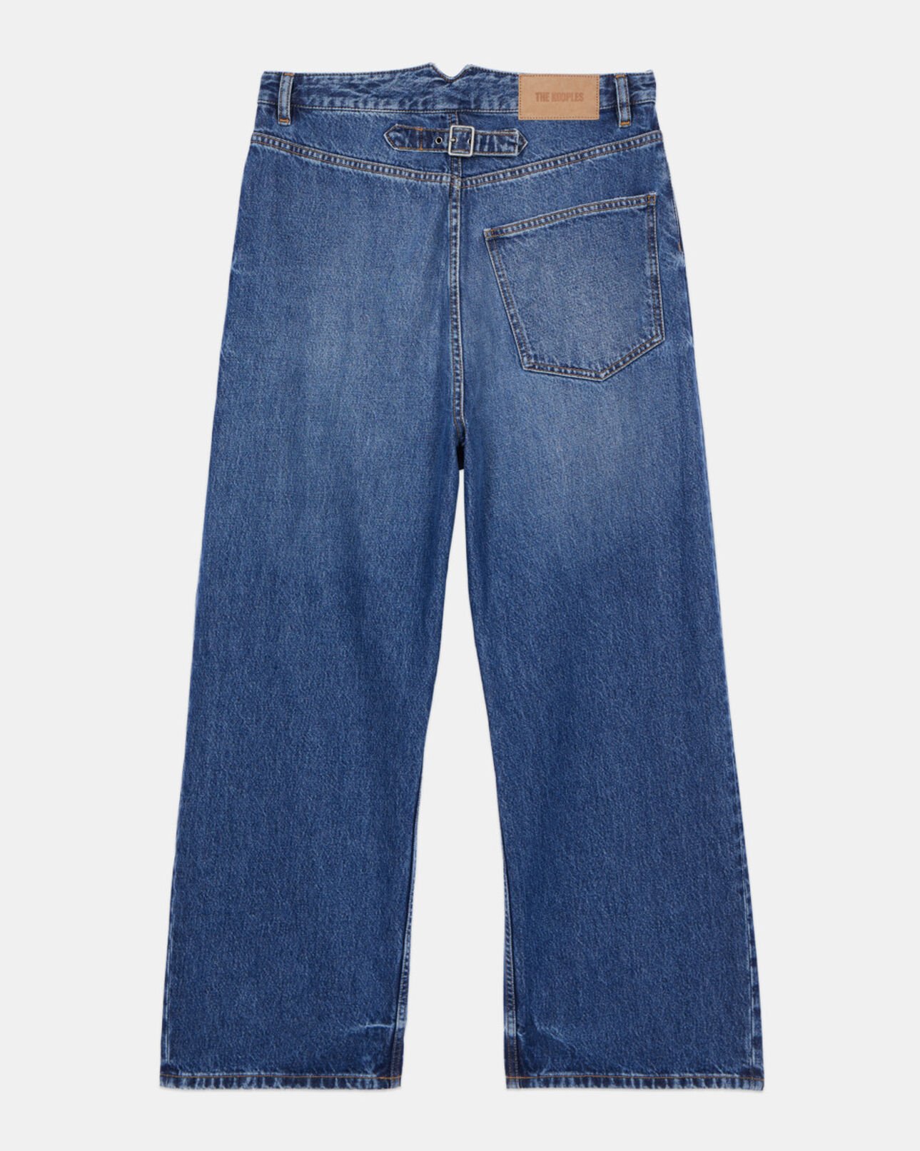 The Kooples HOMME BLUE ELECTRIC jean large bleu foncé