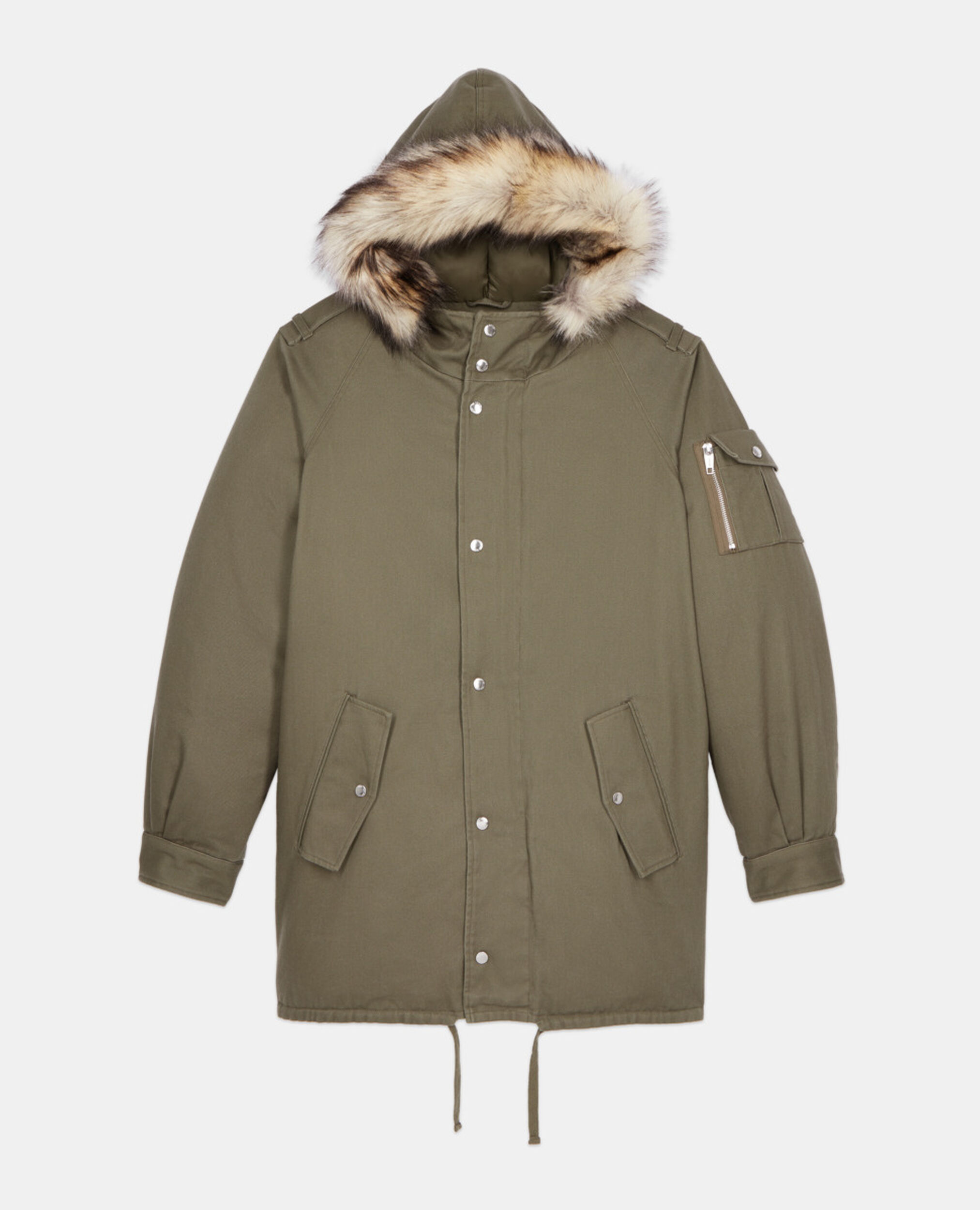 Parka à capuche kaki, KAKI, hi-res image number null