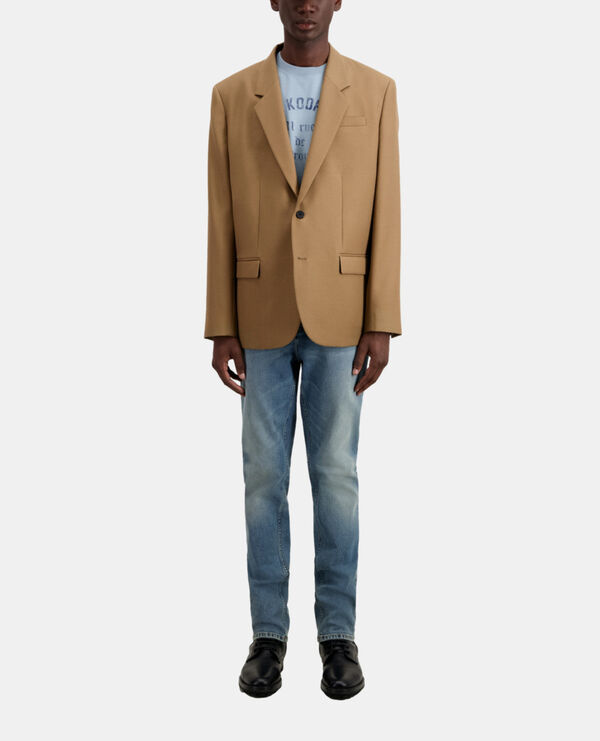 camel wool jacket