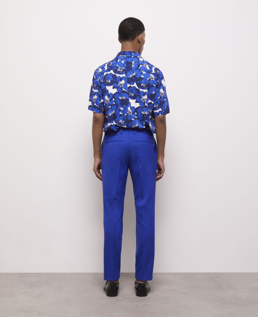 blue suit pants