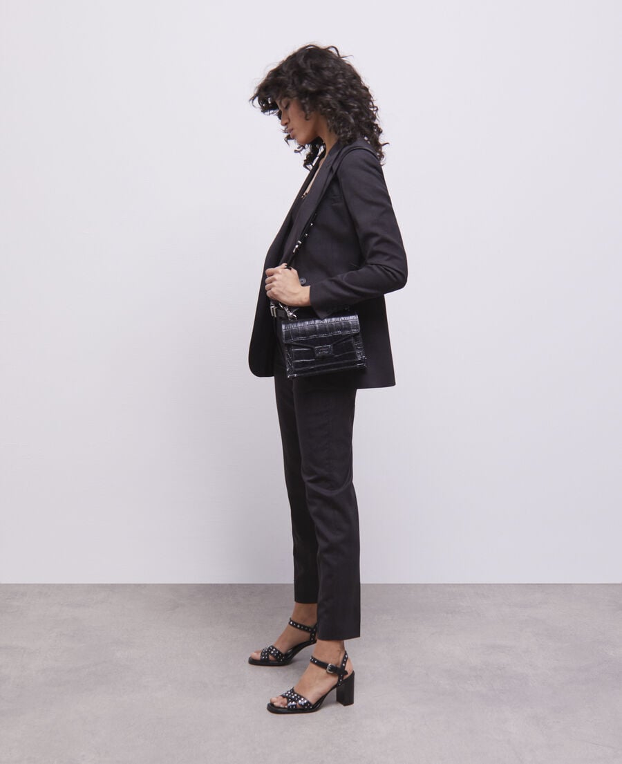 The Kooples WOMEN BLACK black suit pants