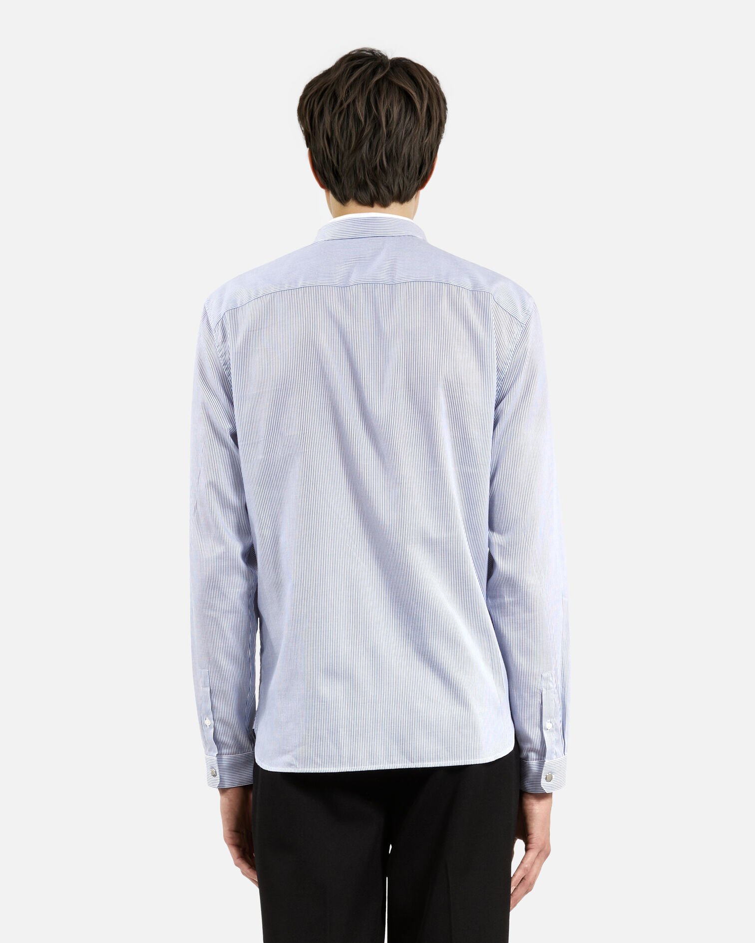 Chemise formelle à rayures bleue, BLUE WHITE, hi-res image number null