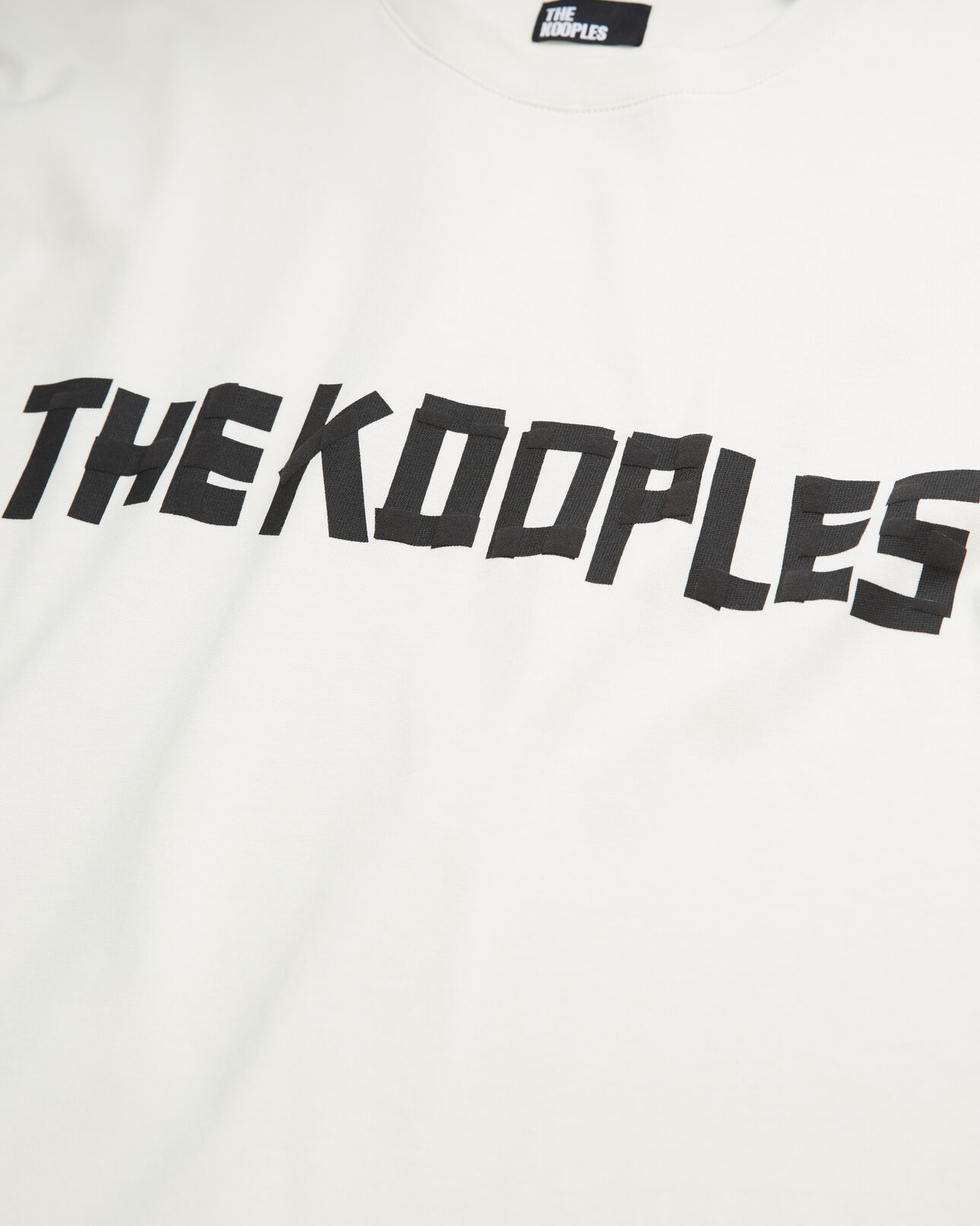 The Kooples HOMME WHITE t-shirt homme logo the kooples blanc