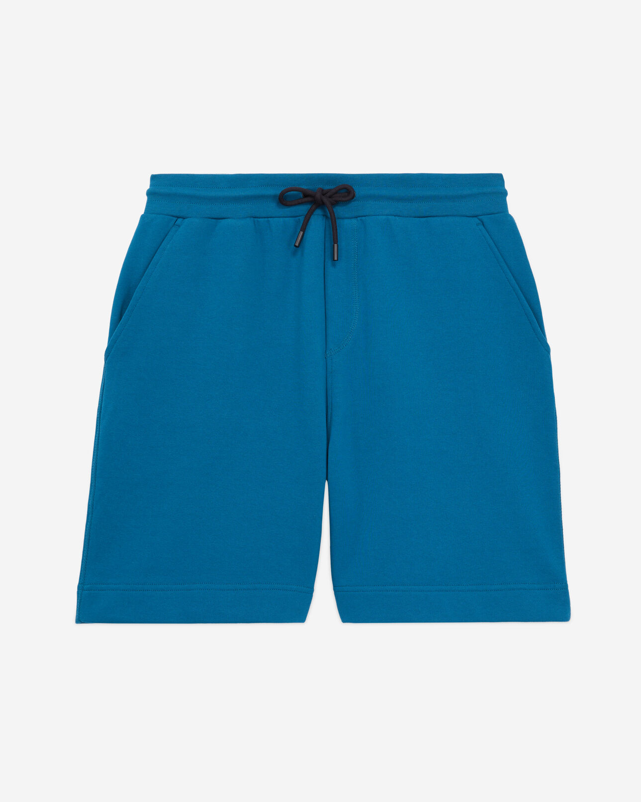 The Kooples HERREN MEDIUM BLUE blaue shorts aus baumwolle