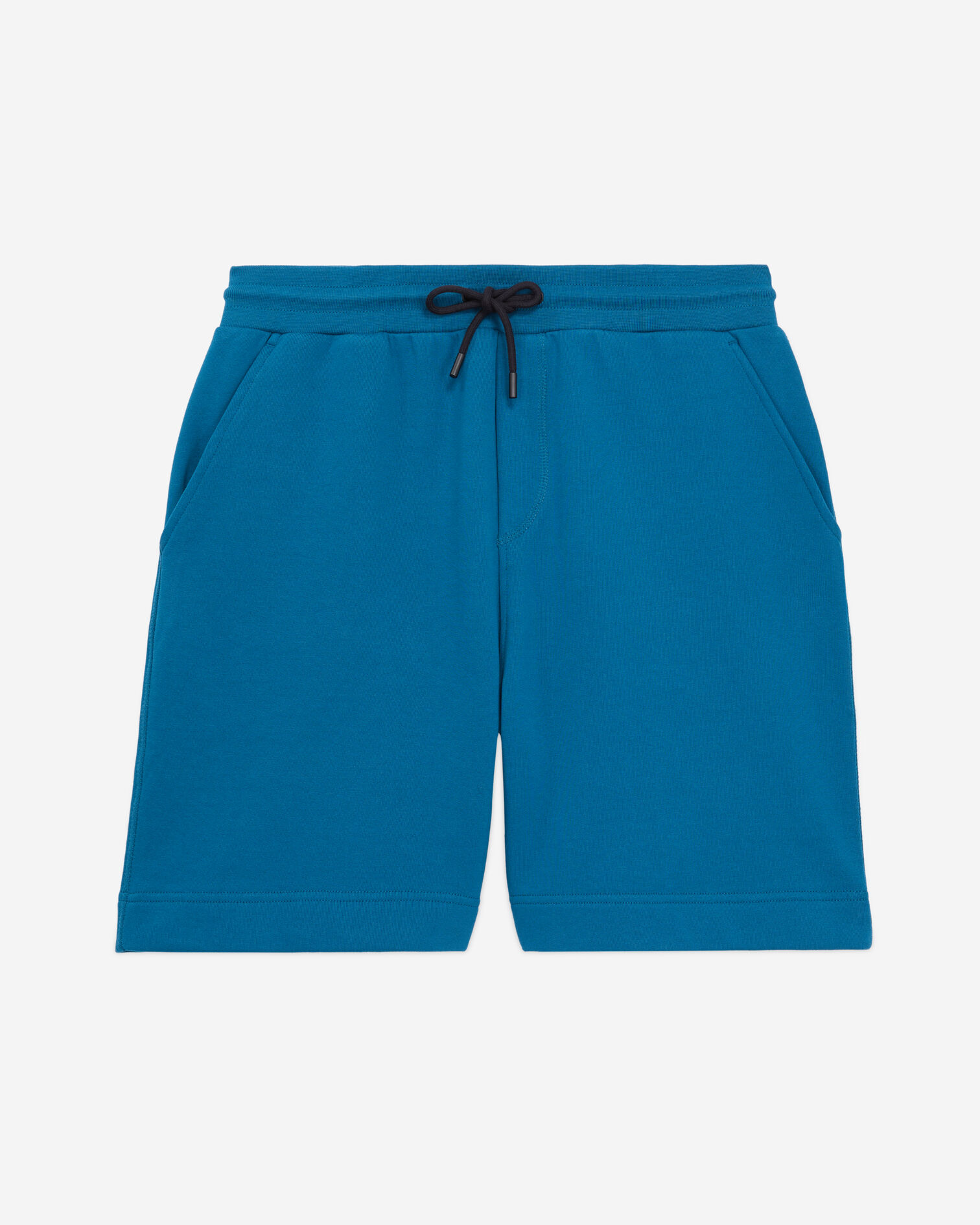 Blaue Shorts aus Baumwolle, MEDIUM BLUE, hi-res image number null