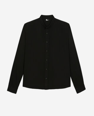 The Kooples HOMME BLACK chemise casual noire