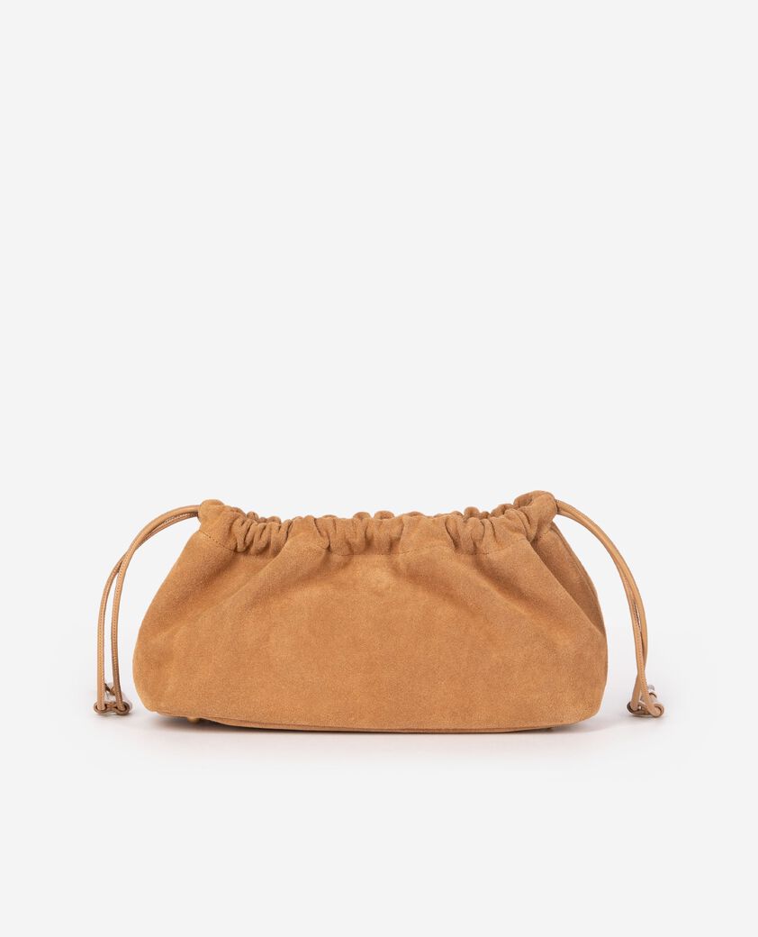 The Kooples WOMEN CAMEL taylor bag in camel suede