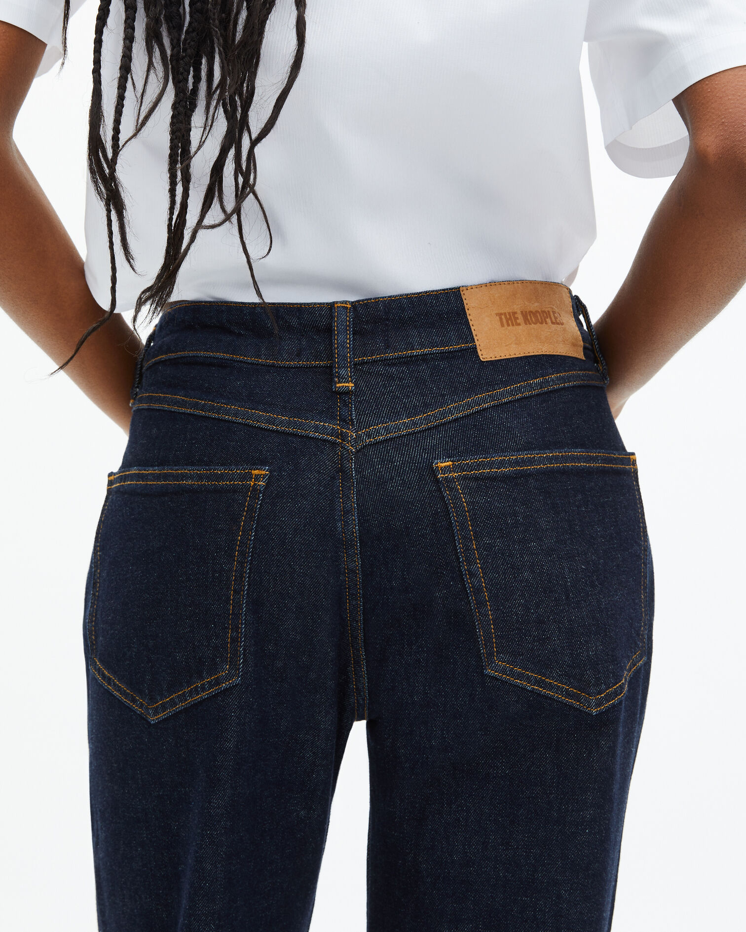 Dark blue straight jeans, BLUE ELECTRIC, hi-res image number null