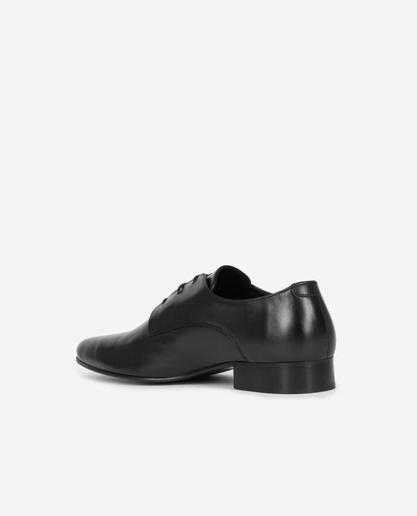 The Kooples MEN BLACK black leather derbies
