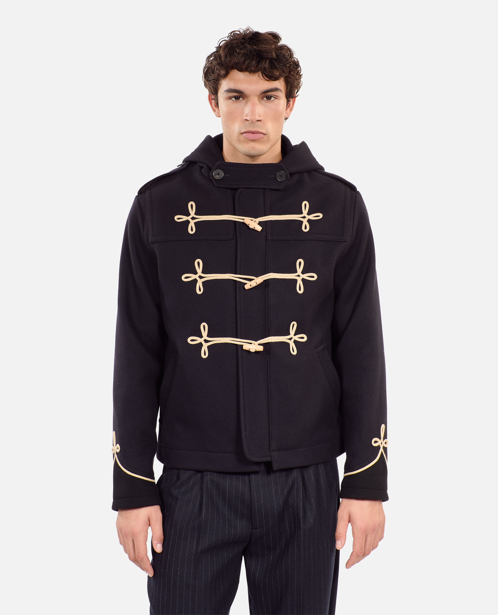 Zip up pea coat new arrivals