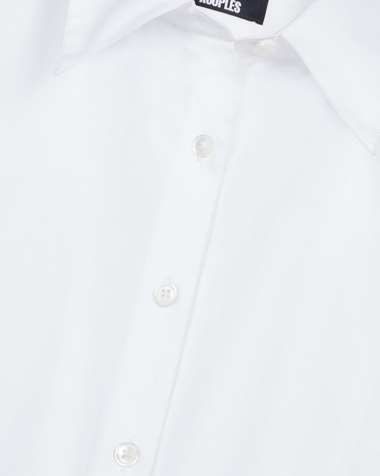The Kooples DAMEN WHITE weißes hemd aus popeline