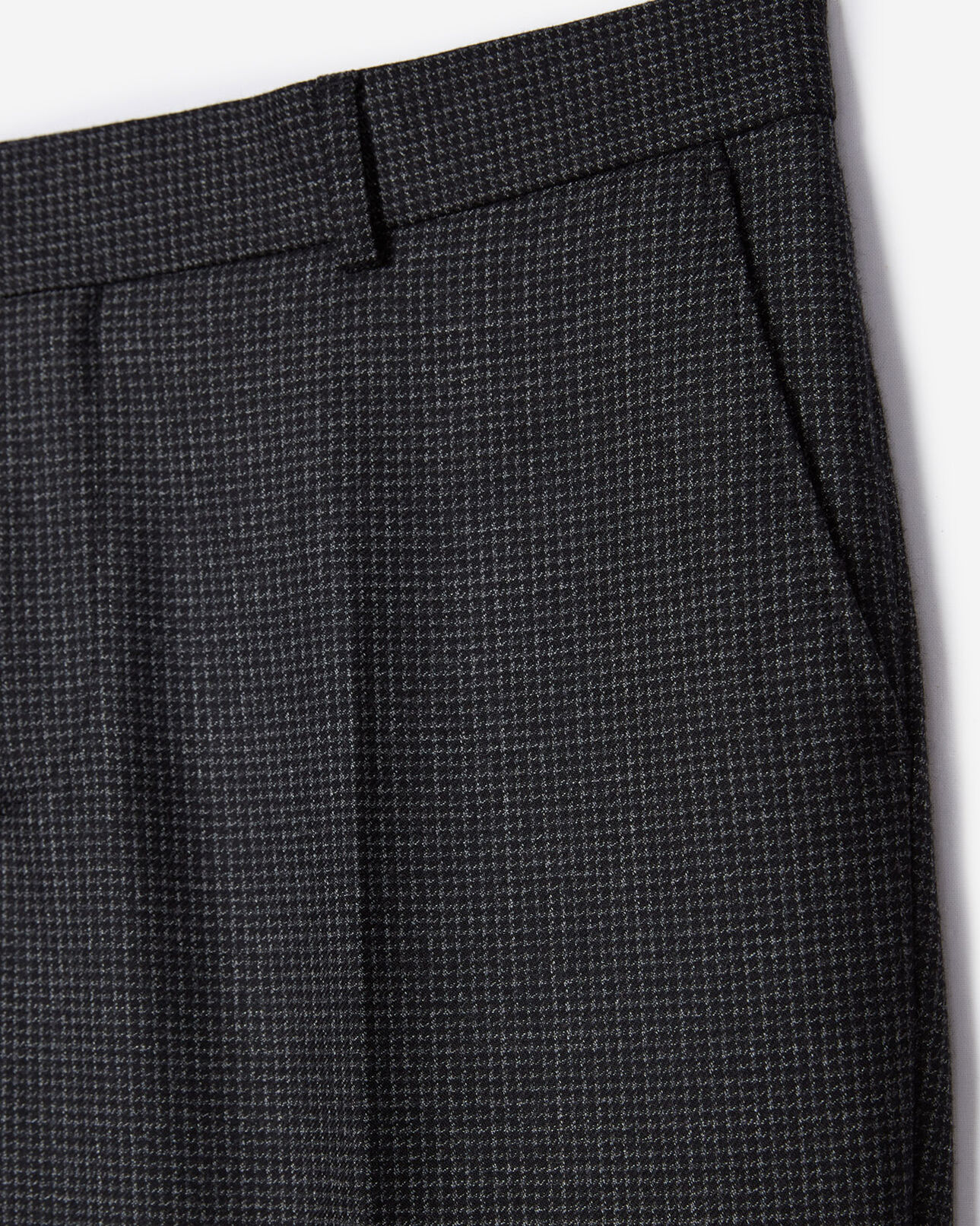 The Kooples HOMME BLACK GREY pantalon de costume laine gris faded wool