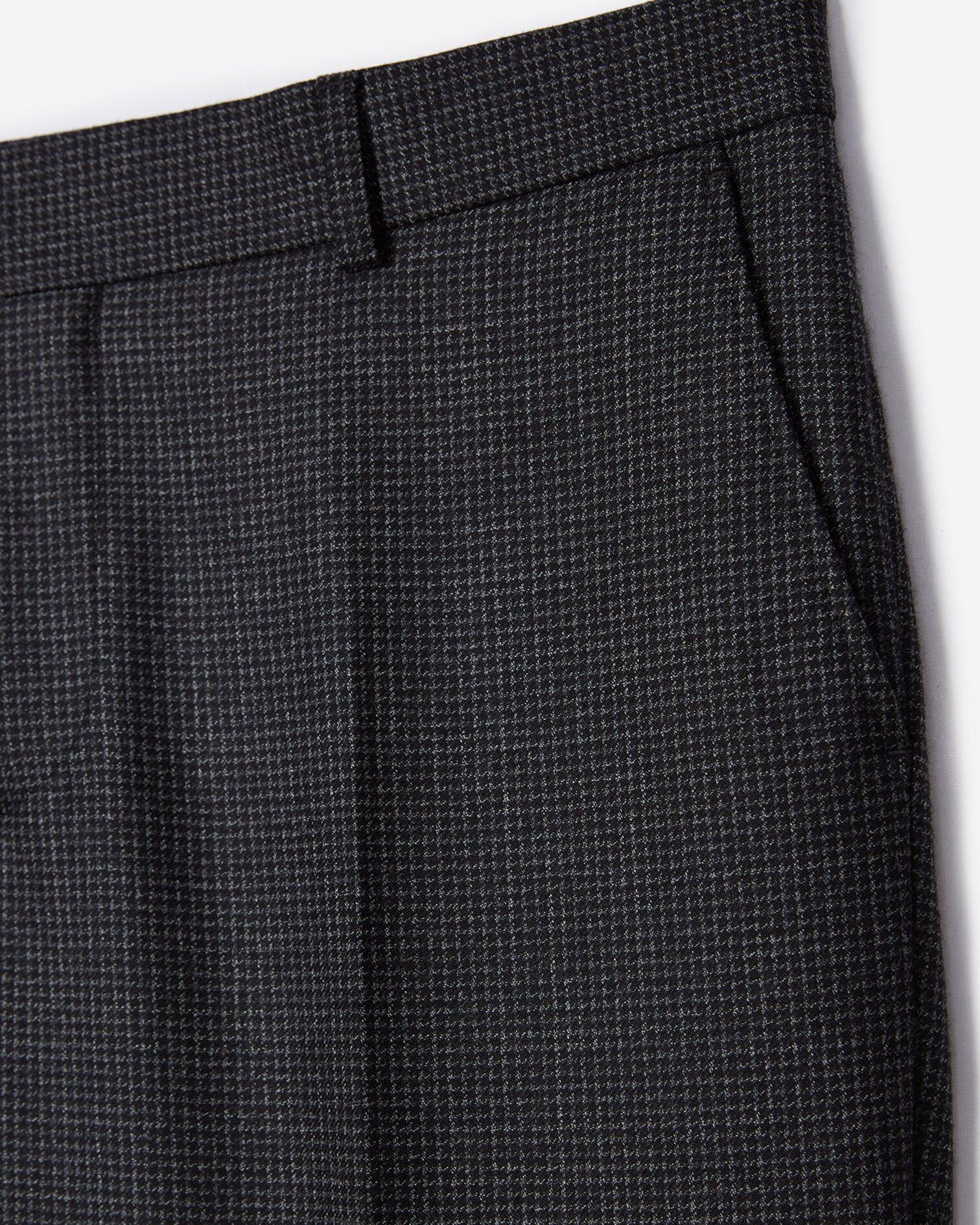 Pantalon de costume laine gris Faded Wool, BLACK GREY, hi-res image number null