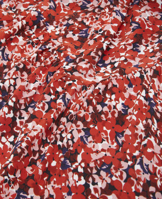 The Kooples FEMME RED jupe courte imprim&eacute; fleuri