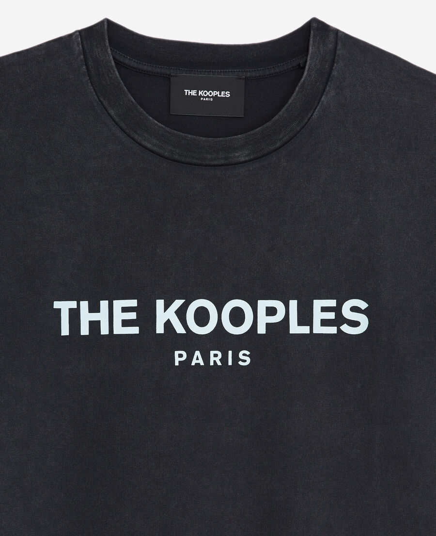 T-shirt blanc logo The Kooples contrasté