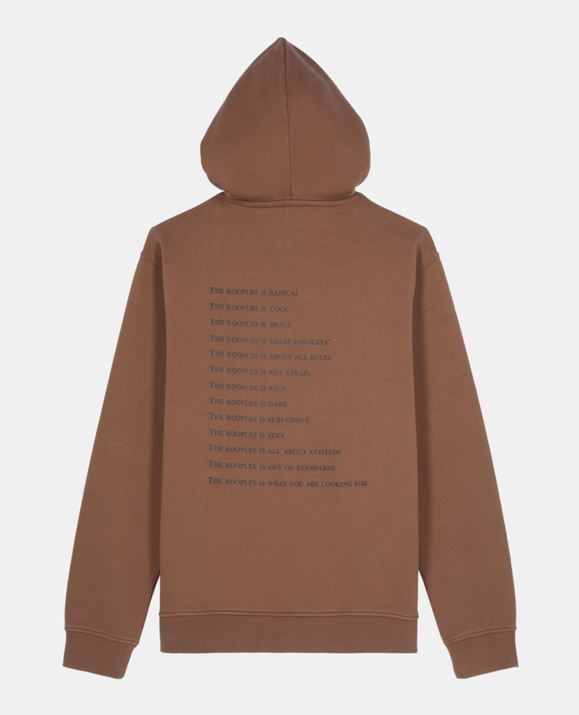 Brown What is hoodie, BROWN, hi-res image number null