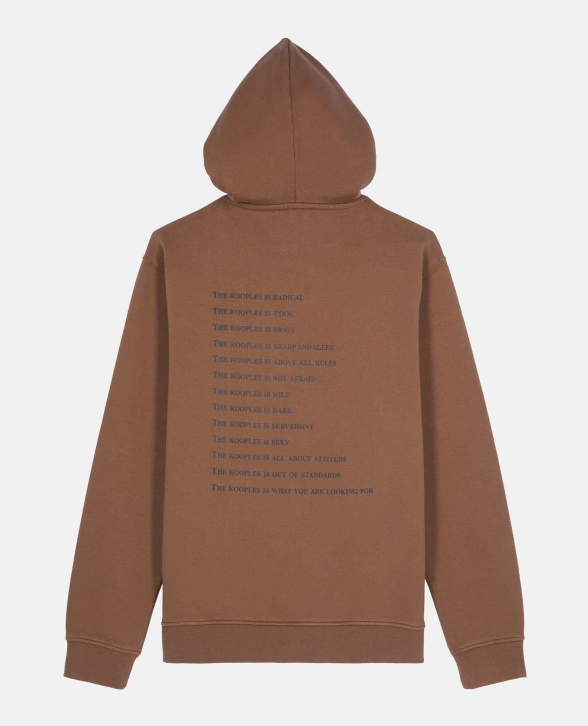 Brown What is hoodie, BROWN, hi-res image number null