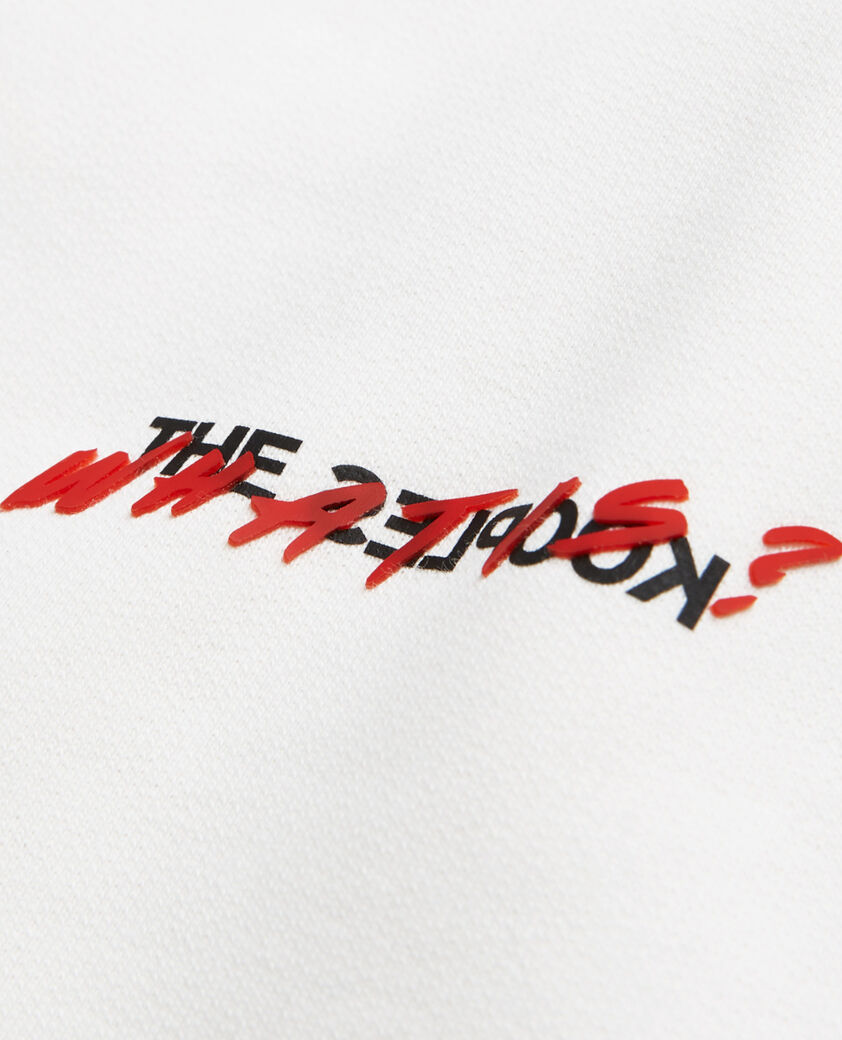 The Kooples H ECRU ecru joggers with what is print