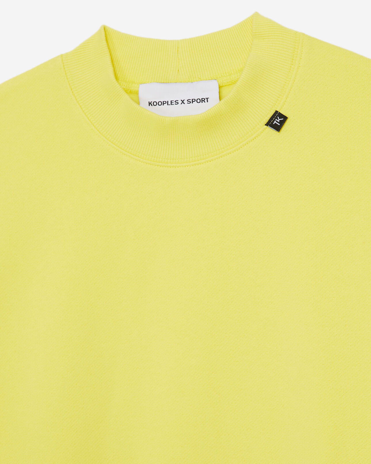 The Kooples WOMEN YELLOW yellow sweatshirt with embossed logo