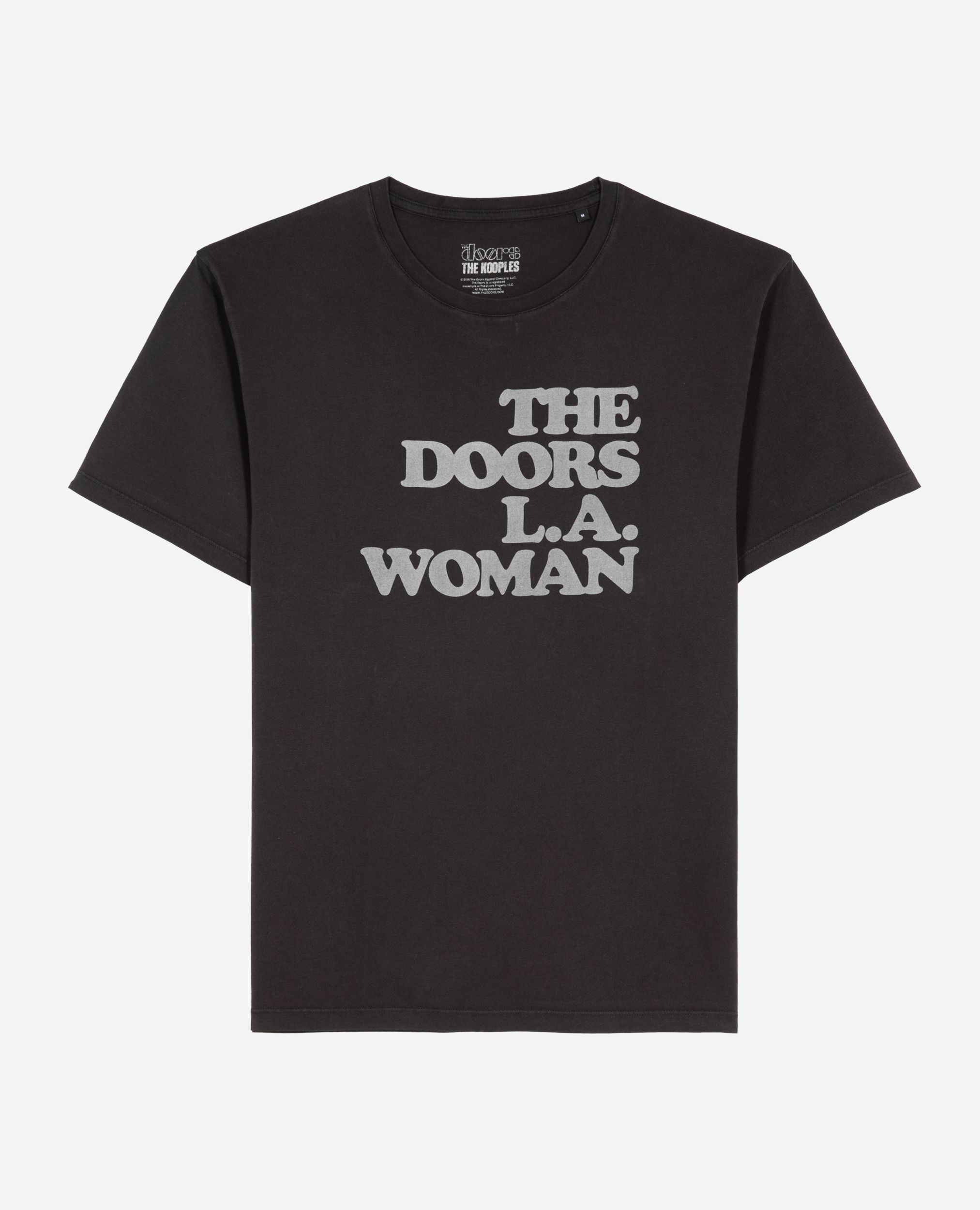 The Doors X The Kooples mixed t-shirt black, BLACK WASHED, hi-res image number null