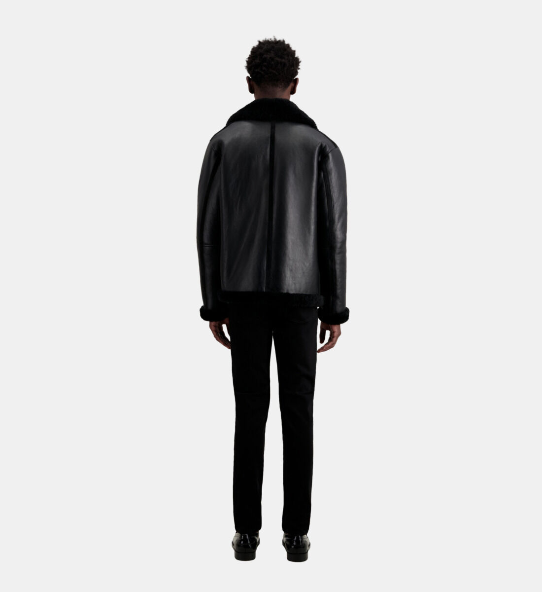 Kooples shearling jacket best sale