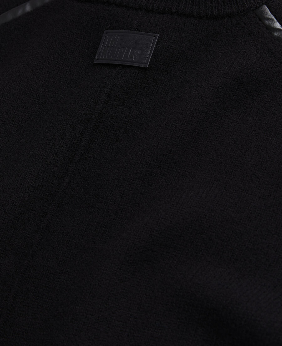The Kooples HERREN BLACK schwarzer pullover aus wolle