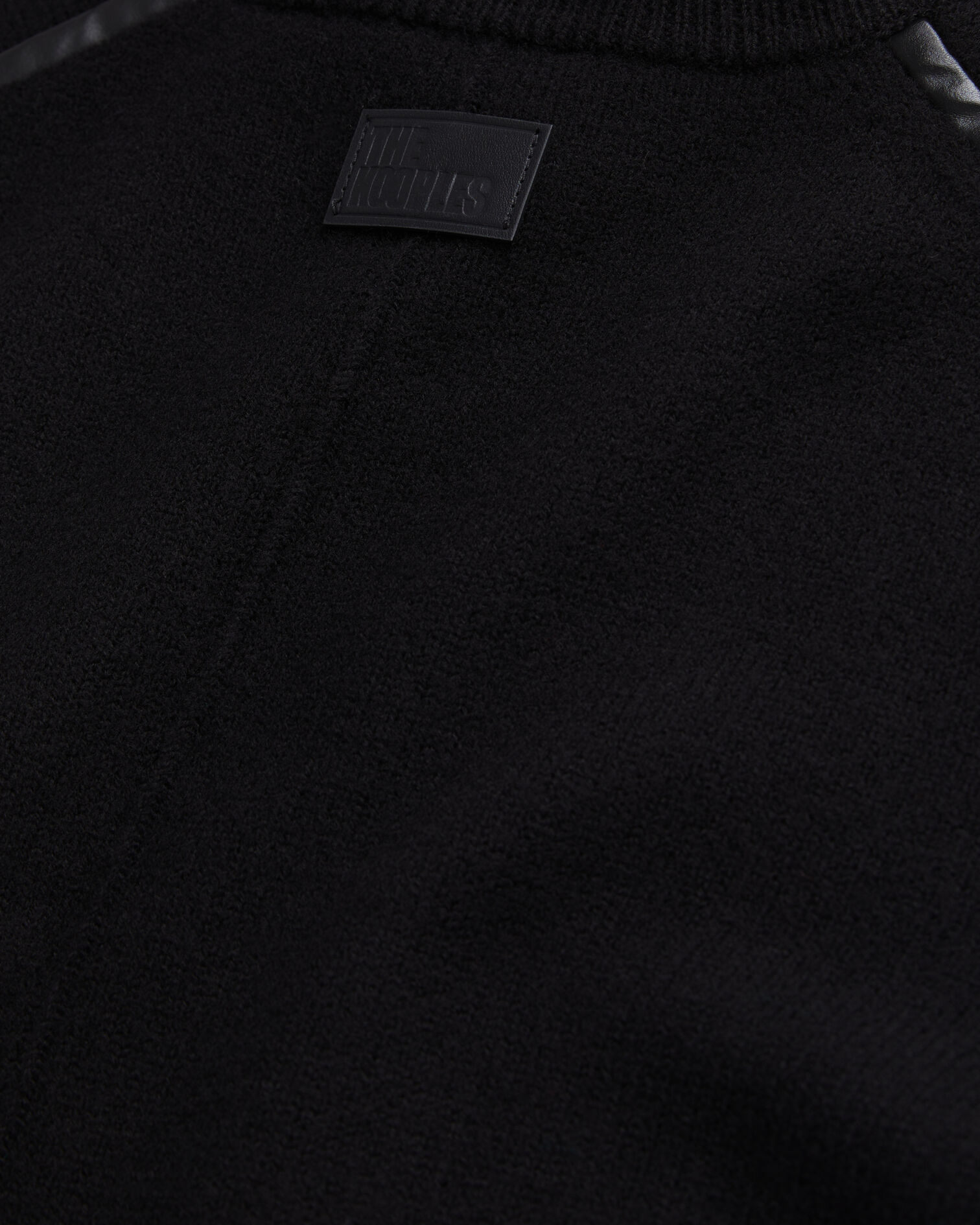 Black wool sweater, BLACK, hi-res image number null