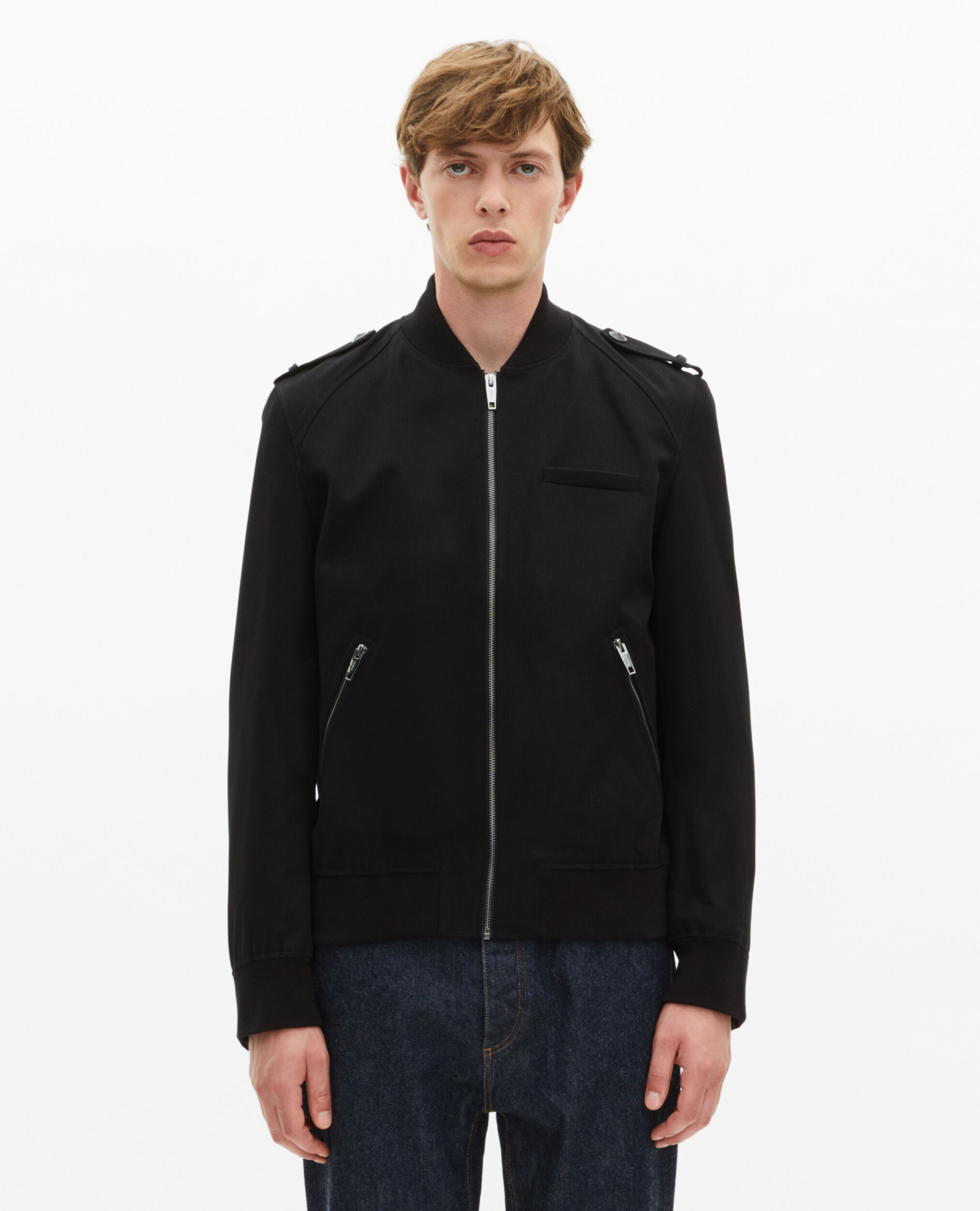 Black teddy jacket, BLACK, hi-res image number null