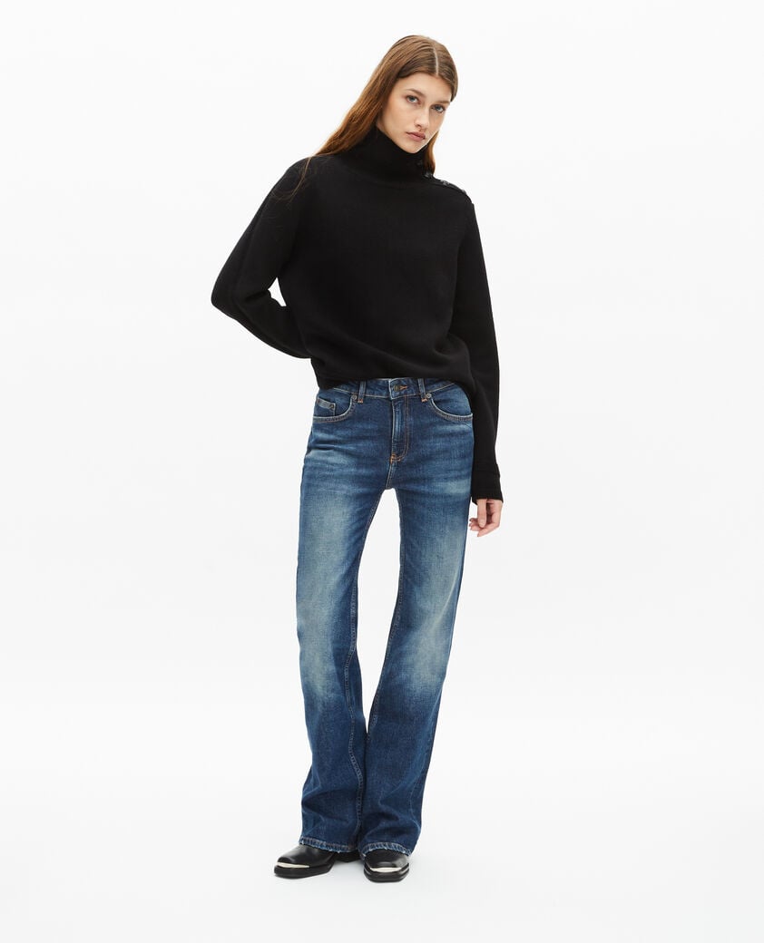 The Kooples FEMME BLACK pull en laine noir