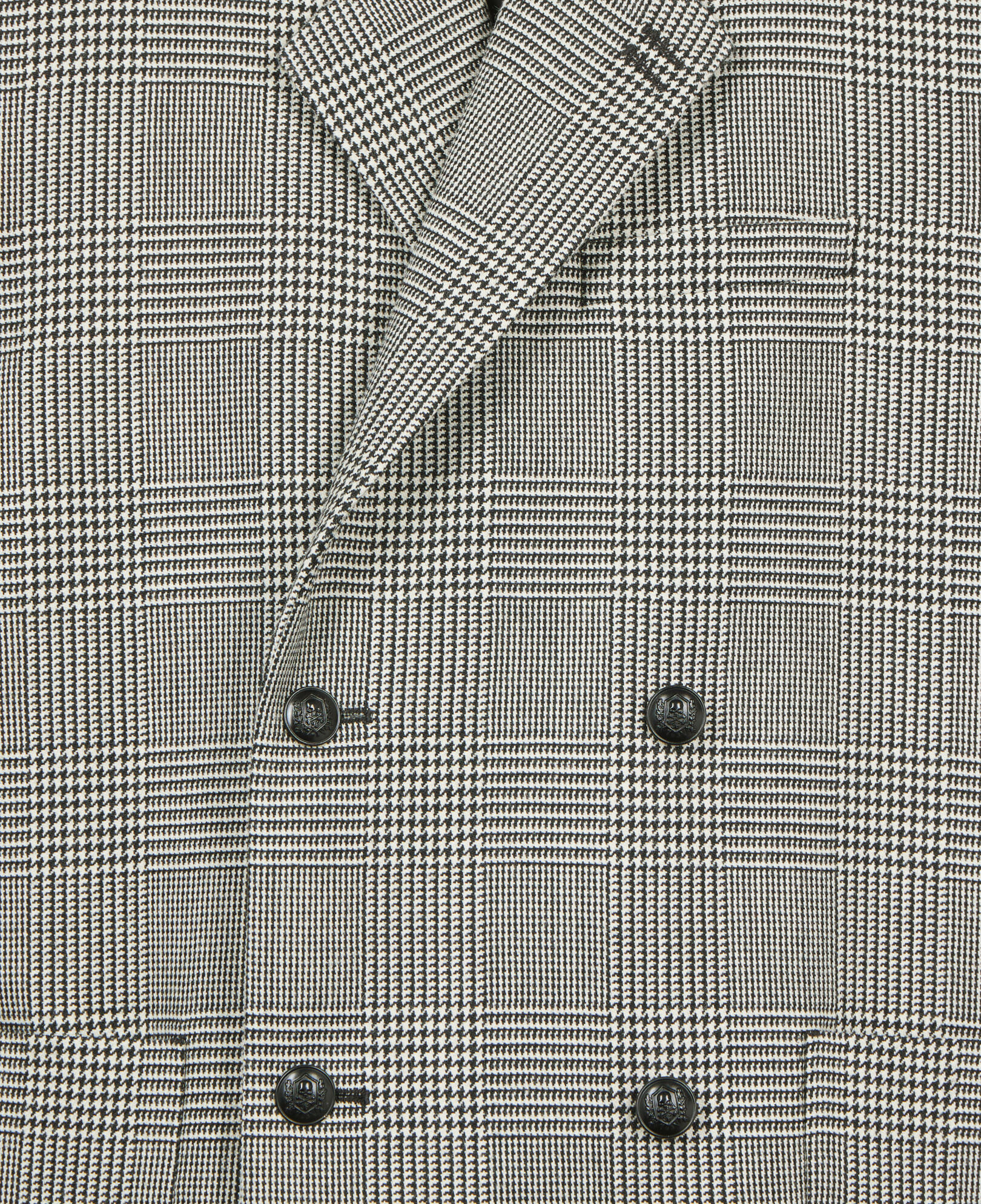 The Kooples MEN BLACK WHITE black and white houndstooth wool suit jacket