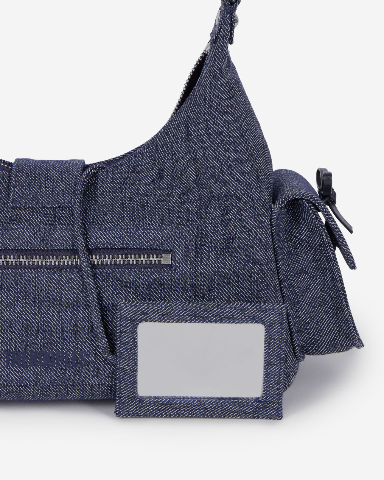 The Kooples FEMME USED RAPIECE sac amelia en denim bleu
