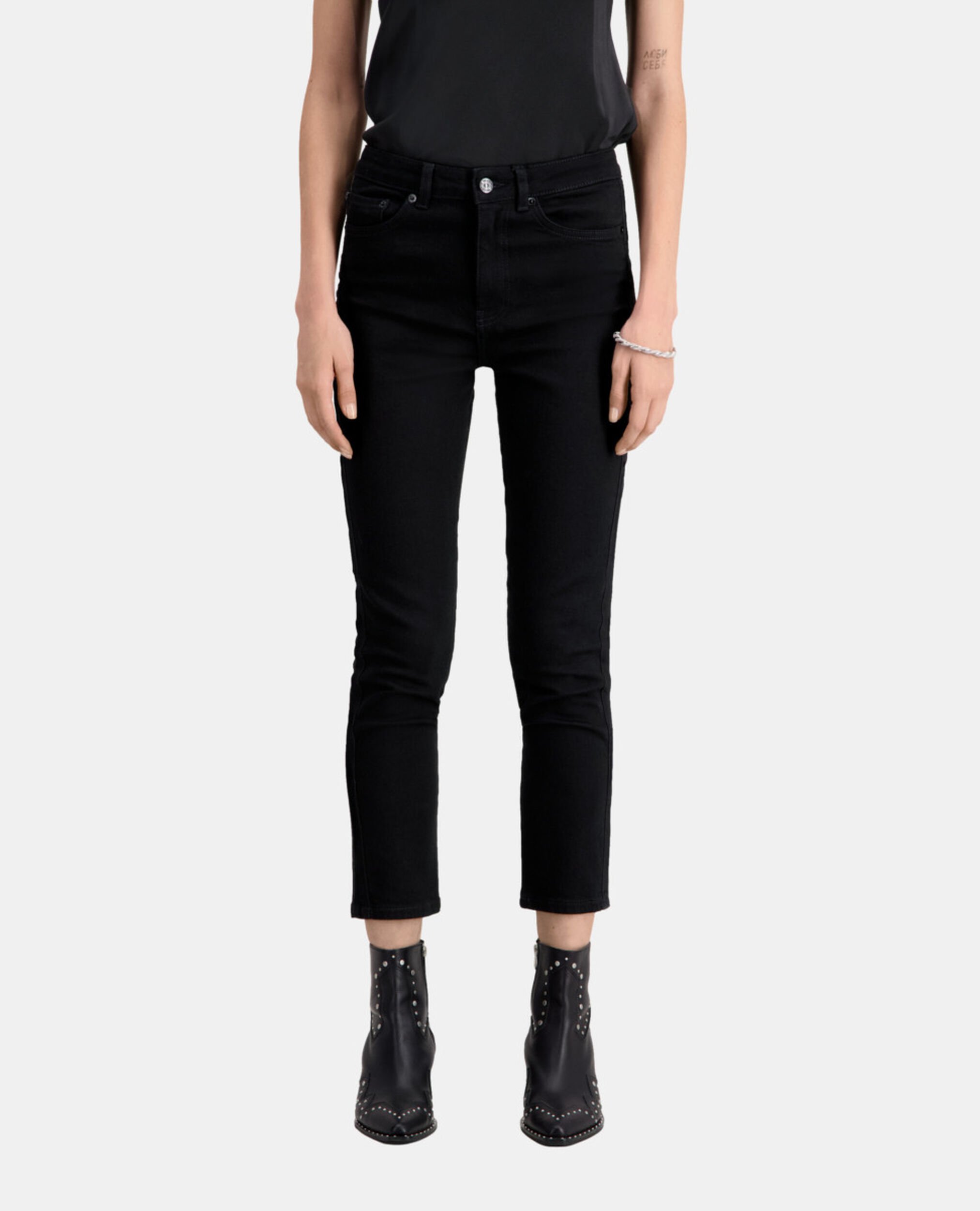 Black slim jeans, BLACK WASHED, hi-res image number null
