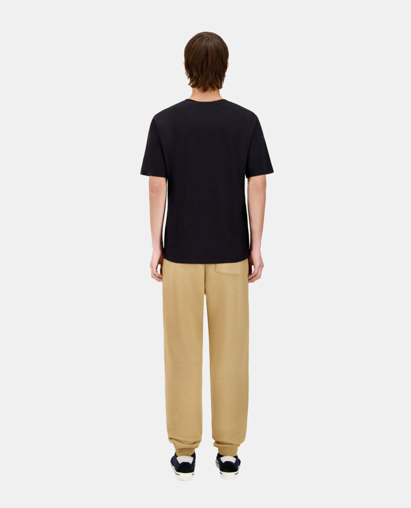 The Kooples HOMME BLACK WASHED t-shirt avec s&eacute;rigraphie noir